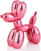 4 Inch Shiny Pink Balloon Dog Sculpture by AMOIENSIS