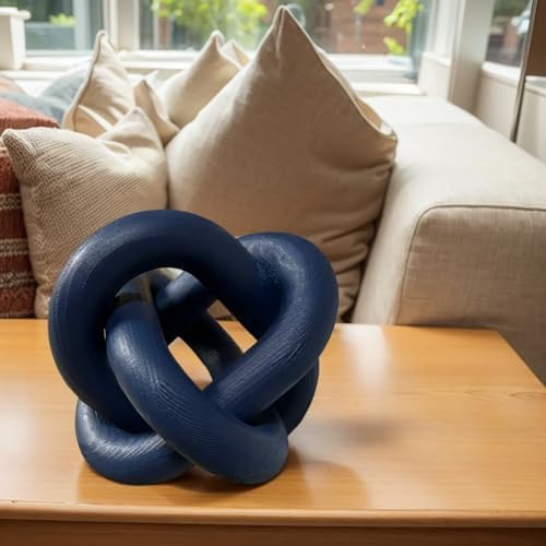 Wood Knot Decor -Coffee Table Decor,Navy Blue Decor Shelf Decor - Image 6