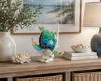 Sea Turtle Diving Figurine with Coral Reef Base - Ocean Inspired Coastal, Beach & Nautical Home Decor - Tabletop Nautical Room Accents (12"x10"x 8") - Image 6