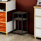 Furinno JUST Side Table, 3-Tier End Table, Open Shelves Night Stand, Bedside - Image 5