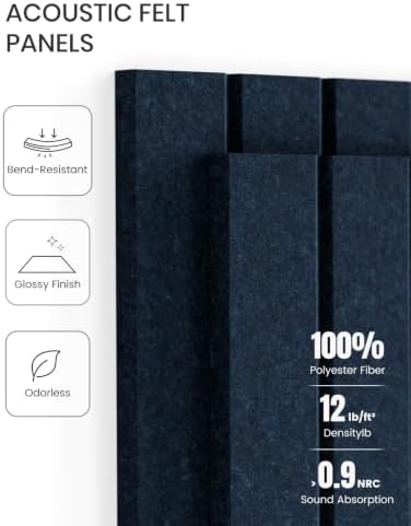 Fluxynara Felt Bulletin Board & Cork Board Alternative 48'' x 36'' - Image 5