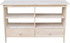 IC International Concepts, Mission Entertainment/TV Stand, Solid Real Wood by InternationalConcepts