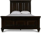 New Classic Furniture Sevilla 6-Piece Wood King Bedroom Set in Walnut - Image 3