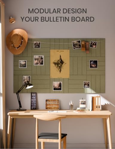 Fluxynara Felt Bulletin Board & Cork Board Alternative 36'' x 24'' - 6 Pack - Image 6