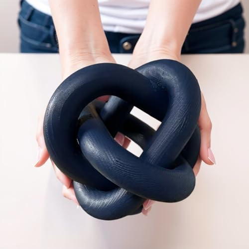 Wood Knot Decor -Coffee Table Decor,Navy Blue Decor Shelf Decor - Image 2