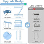 Fire Escape Wall Shelf, NYC Wall Decorative Floating Shelves, Sky Blue - Image 6