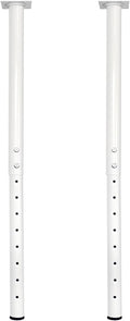 QLLY 24-40 inch Adjustable Metal Table Legs, Heavy Duty DIY Desk Legs by QLLY
