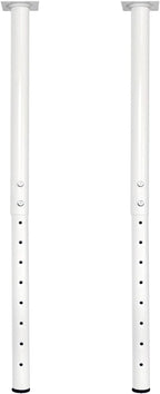 QLLY 24-40 inch Adjustable Metal Table Legs, Heavy Duty DIY Desk Legs by QLLY