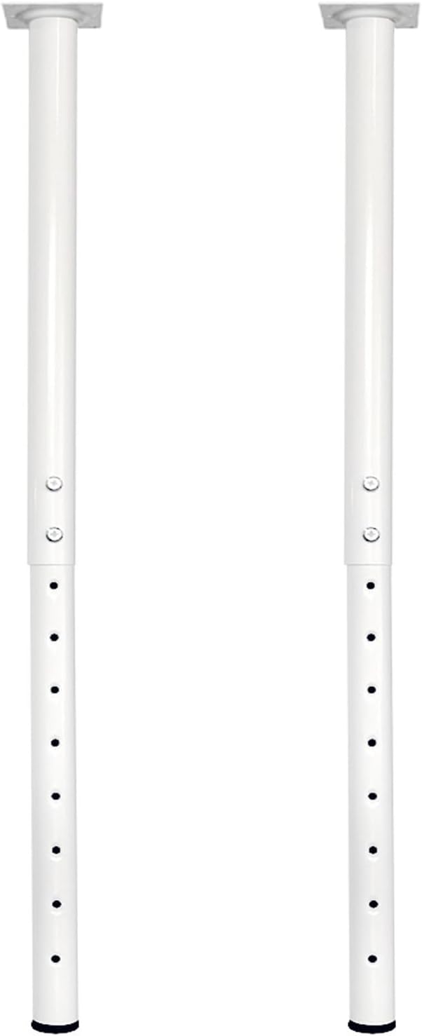 QLLY 24-40 inch Adjustable Metal Table Legs, Heavy Duty DIY Desk Legs by QLLY