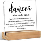 Dancer Gifts Acrylic Sign, Dance Stuff Definition Quotes Acrylic Plaque by Unknown