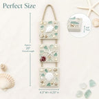 flangairy 20" 3D Seashell Starfish Conch Beach Wall Hanging Decor - Image 2