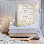 Inspirational Bible Verse The Lord Bless You and Keep You Wooden Box Sign Numbers 6:24-26 Scripture Desk Decor Rustic Scripture Wood Block Plaque Box Sign for Home Office Shelf Table Decoration - Image 5