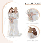 Storieme Sister Figurine Gifts from Sister: Hand-Painted Resin Keepsake - Image 3