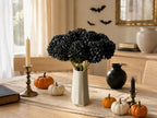 Mandy's 12pcs Artificial Black Ball Chrysanthemum Flowers - Image 5