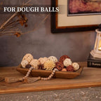 Hanobe Wood Decorative Dough Bowl for Coffee Table Decor, 14" Rustic Brown - Image 2