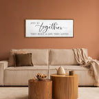 And So Together They Built A Life They Loved Wall Decor 32"X12" Wood - Image 5