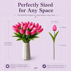 Mandy's 20pcs Artificial Pink Tulips - Image 3