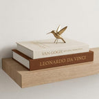Aesthetic Decorative Books - Set of 2 Linen Boxes with Gold Lettering, Enhance Your Coffee Table, Bookshelf or Mantle Decor - Fake/Faux Books for Home Decoration, Photo & Keepsake Storage by Unknown
