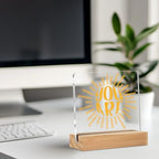Inspirational Acrylic Sign Decor Motivational Quote Home Office Table Decor - Image 4