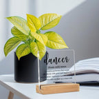 Dancer Gifts Acrylic Sign, Dance Stuff Definition Quotes Acrylic Plaque - Image 3