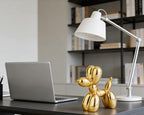 4 Inch Shiny Gold Balloon Dog Sculpture - Image 6