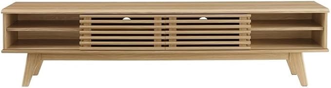 Modway Render Mid-Century Modern Low Profile 70 Inch Media Console TV Stand in - Image 4