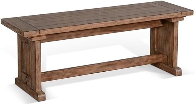 Pemberly Row 75" x 56" Farmhouse Wood Breakfast Nook Set - Image 5