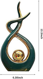 Norrclp Home Decor Modern Abstract Art Ceramic Statue Table Decor (Large) - Image 6