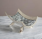 Creative Scents Schonwerk Silver Centerpiece Bowl - Coffee Table Decor - Centerpiece Table Decorations for Dining Room Living Room or Entry Table - Decorative Bowl - Best Wedding/Birthday Gift - Image 7