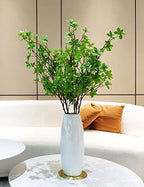 Heleze Artificial Greenery Stems Faux Branches with Leaves for Vase Fake Plants for Home Decor Indoor 43.3 Inch 3 PCS - Image 6