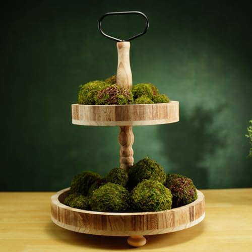 Decorative Moss Balls Set - 18pcs Fake Moss Balls for Bowl Fillers, Centerpiece Decor, Home Decor, Vase Fillers, Wedding Decor, Table Arrangements, Coffee Accents, DIY Crafts (Mix-Set of 18) - Image 5