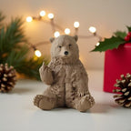 Brown Bear Middle Finger Figurine, Hilarious Funny Resin Bear Statue - Image 6