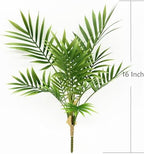 Artificial Parlor Palm Plant, Realistic Faux Tropical Greenery Stem Small Potted Fake Areca Palm Leaves Mini Palm Tree for Vase Fill, Home Office Decor, Indoor Garden Wedding Event Decoration 1 Pack - Image 5