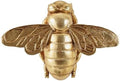 KISWIAR Gold Bee Wall Decor, 3D Hanging Honey Bee Wall Sculpture, Resin Insect Animal Figurine Natural Themed Home Decoration for Tabletop Living Room Bedroom (Antique Gold) by KISWIAR