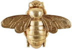 KISWIAR Gold Bee Wall Decor, 3D Hanging Honey Bee Wall Sculpture, Resin Insect Animal Figurine Natural Themed Home Decoration for Tabletop Living Room Bedroom (Antique Gold) by KISWIAR