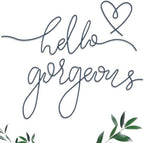 Hicarer Metal Hello Gorgeous Wall Art Minimalist Wall Decor, Blue by Hicarer