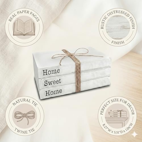 TenXVI Designs Home Sweet Home Decorative Books Set - Image 2