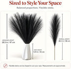 Mandy's 20 Stems Black Silk Pampas Grass Bouquet - Image 3