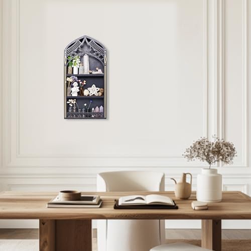 Trinket Shelf, Gothic Decor for Wall, Goth Room Decor, Crystal Display - Image 5