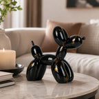 Creative Balloon Dog Sculpture Modern Home Decoration Trendy Animal Art Ornaments Collection Figurine Bedroom Living Room Office Desktop Resin Decors - Image 4