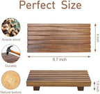 Acacia Wood Riser for Bathroom Counter Tray Decor Kitchen Sink Soap Dish - Image 4