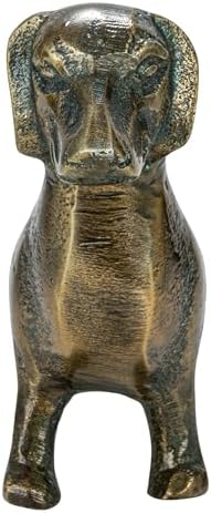 Creative Co-Op Antique Cast Aluminum Dachshund Accent Decor, Brass - Image 6