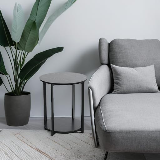 Household Essentials Jamestown Round Side End Table - Image 6