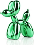 Green Balloon Dog Decor,Balloon Animal Decor,Shelf Decor Preppy Room Decor,Cute Statue Home Decor, Bedroom Modern Sculpture Desk Decor,Office Gold Decorations Small Figurines by XIAOMAGG