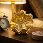 Pearl Oyster Statues Home Decor Accent Gold Decorations - Image 6