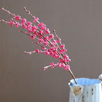 OUKEYI 8 Pcs 29.5“ Long Artificial Jasmine Flowers Tall Fake Flower Bouquet Faux Jasmine Plants Dry Branches for Wedding Home Party Office Party DIY Decor (Dark Pink), OUKEYI-100882 - Image 2