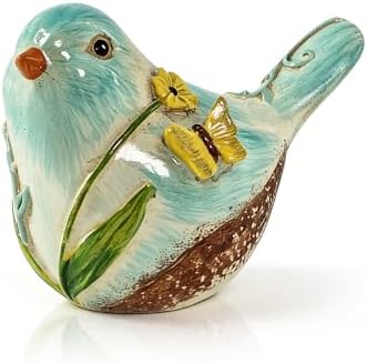 Bird Figurines for Shelf Decor, Resin Animal Figurines for Home by ModernHomeDecorAesthetics