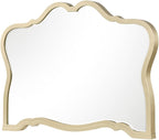 First of a Kind Athena Luxury 4-Piece King Bedroom Set in Ivory - Image 4