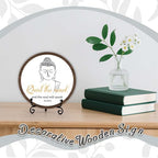 Spiritual Home Decor, Quiet The Mind And The Soul Will Speak Wood Sign, Yoga Room Meditation Room Decor For Table Shelf, Inspirational Gifts For Woman Man Family Friend -c14 - Image 3