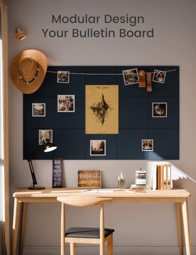 Fluxynara Felt Bulletin Board & Cork Board Alternative 48'' x 36'' - 12 Pack - Image 6